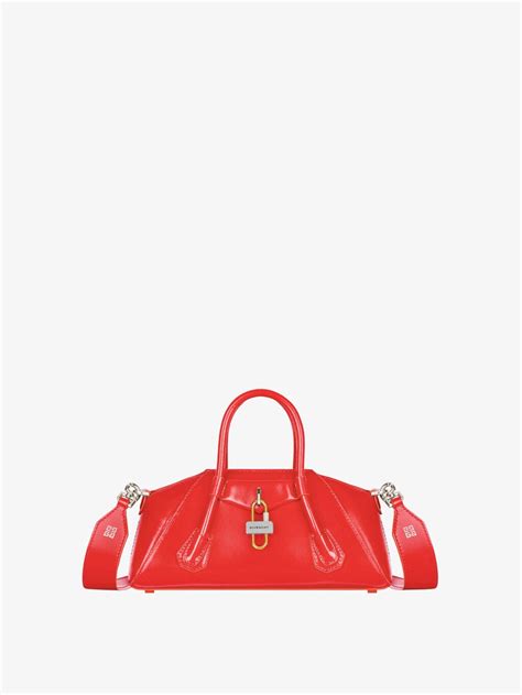 givenchy mini antigona poppy red|givenchy antigona shopper.